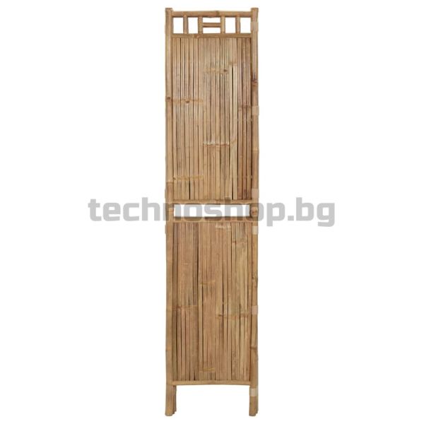 Параван за стая, 3 панела, бамбук, 120x180 cм