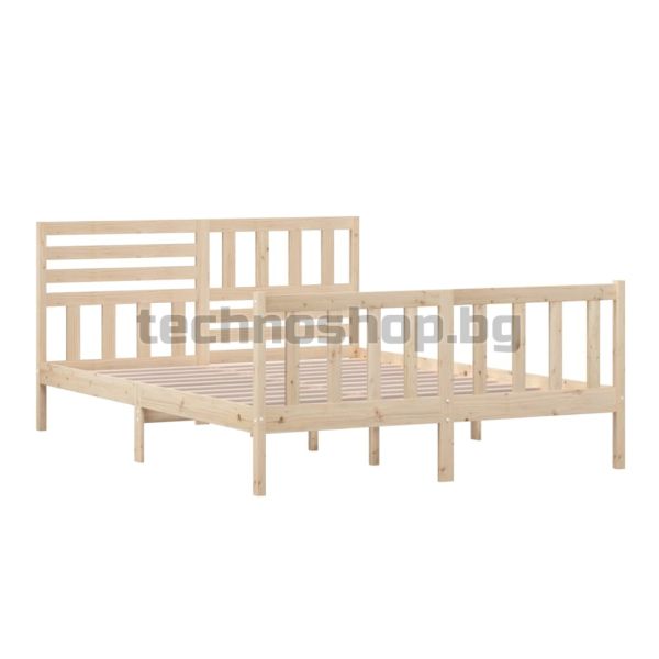 рамка за легло 150x200 см King Size масивно дърво