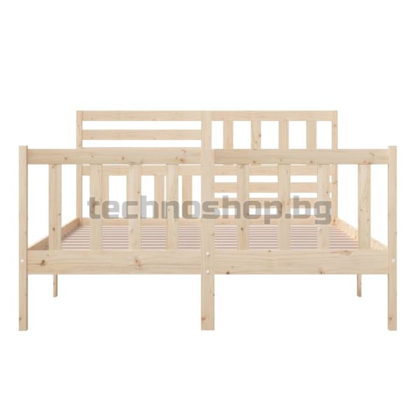 рамка за легло 150x200 см King Size масивно дърво