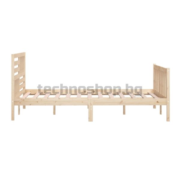 рамка за легло 150x200 см King Size масивно дърво