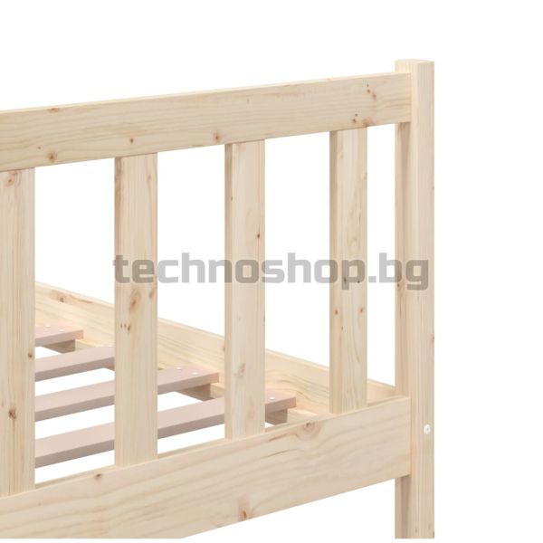 рамка за легло 150x200 см King Size масивно дърво