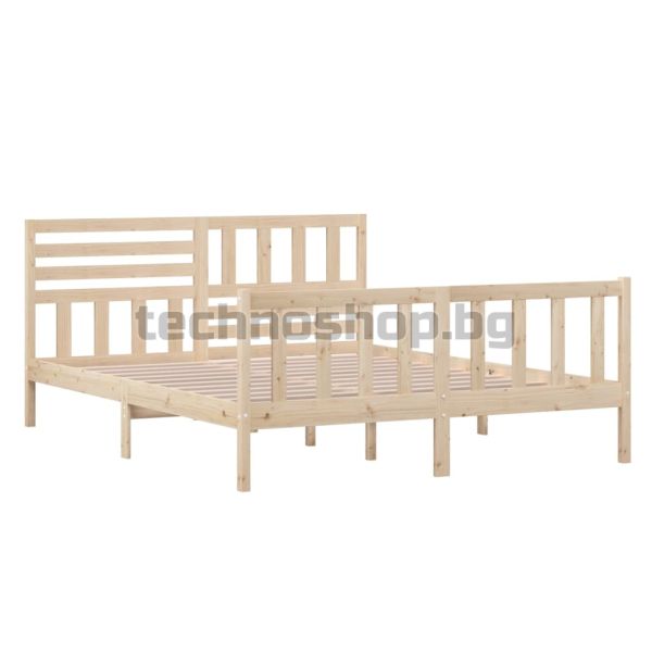 Рамка за легло, масивно дърво, 160х200 см