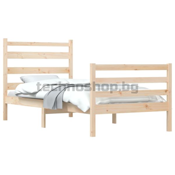 Рамка за легло, бор масив, 100х200 см