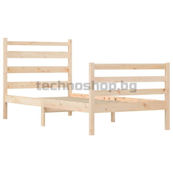 Рамка за легло, бор масив, 100х200 см