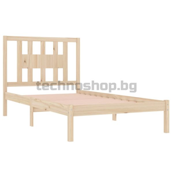 Рамка за легло, бор масив, 100x200 см