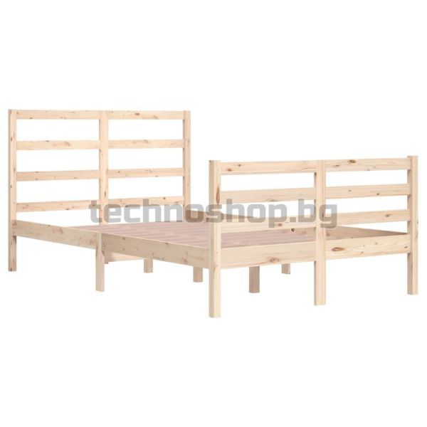 Рамка за легло, масивно дърво, 120х200 см