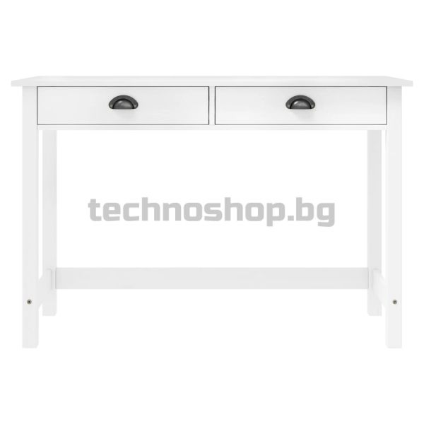 Конзолна маса Hill с 2 чекмеджета 110x45x74 см бор масив