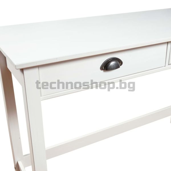Конзолна маса Hill с 2 чекмеджета 110x45x74 см бор масив