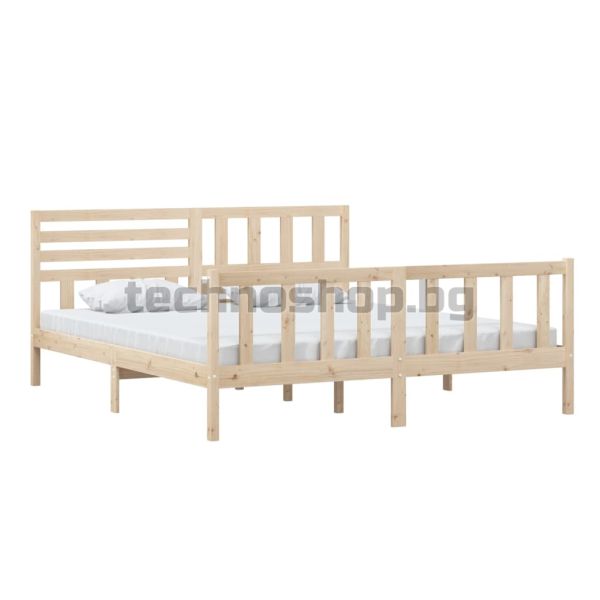 Рамка за легло 180x200 см Super King дърво масив