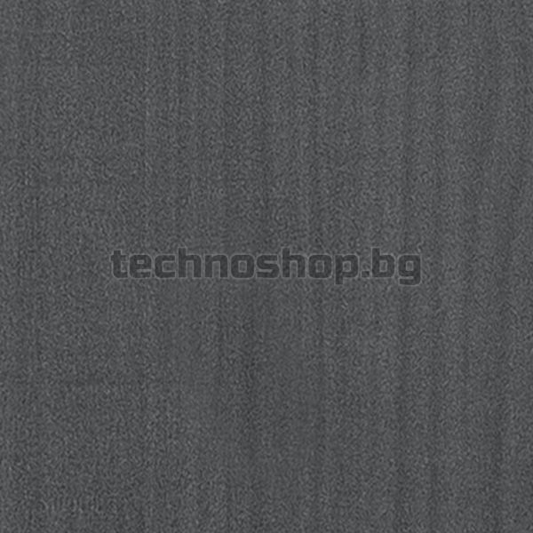 Рамка за легло, сива, бор масив, 200х200 см