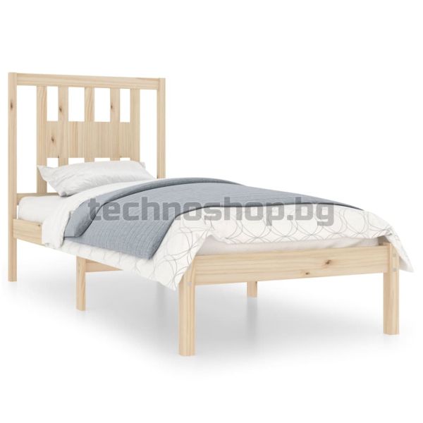 Рамка за легло, бор масив, 90х200 см