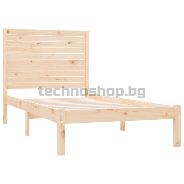 Рамка за легло, дърво масив, 90х200 см