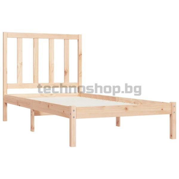 Рамка за легло, бор масив, 90х200 см