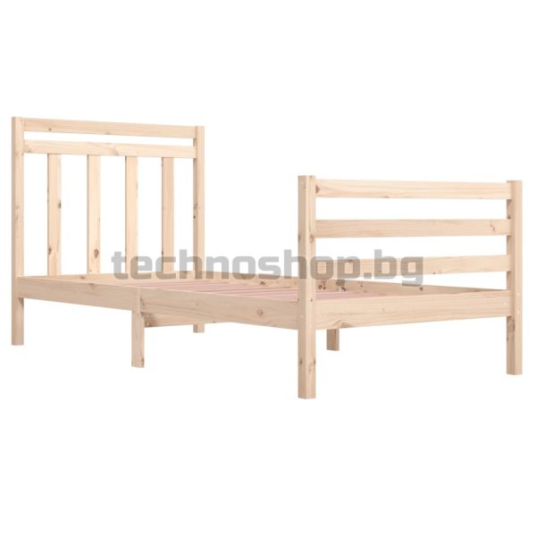 Рамка за легло, дърво масив, 100x200 см