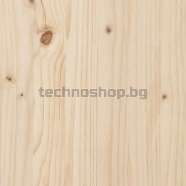 Рамка за легло, дърво масив, 100x200 см