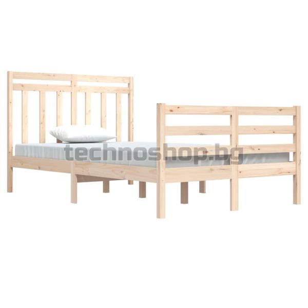 Рамка за легло, масивно дърво, 120х200 см