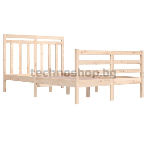 Рамка за легло, масивно дърво, 120х200 см