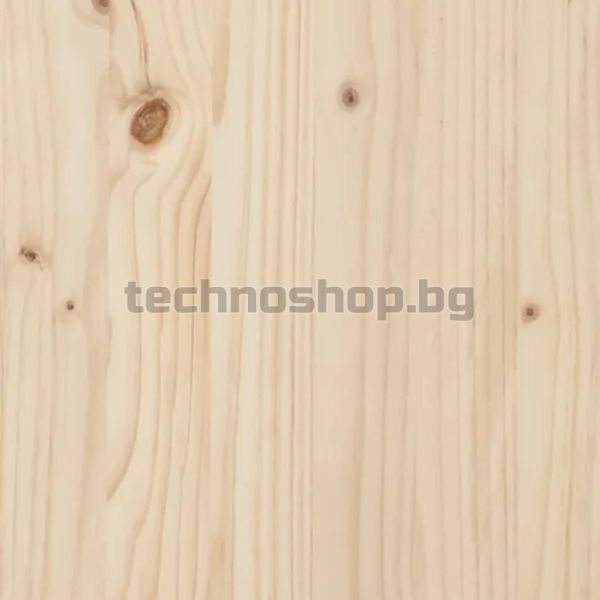 Рамка за легло, дърво масив, 120x190 см, Small Double