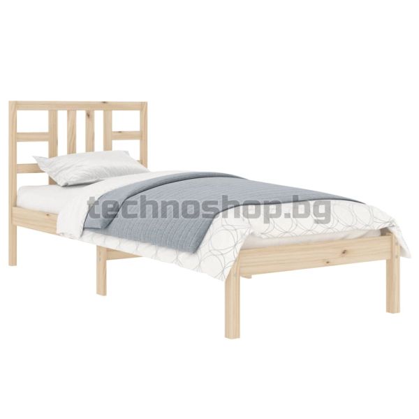 Рамка за легло, дърво масив, 100x200 см