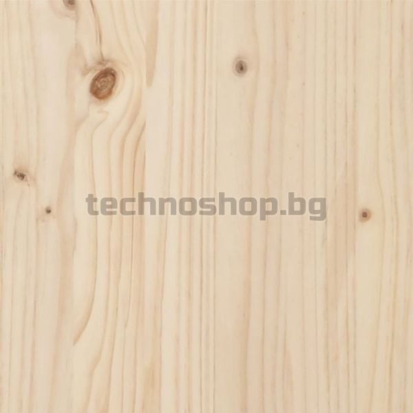 Рамка за легло, дърво масив, 200x200 см