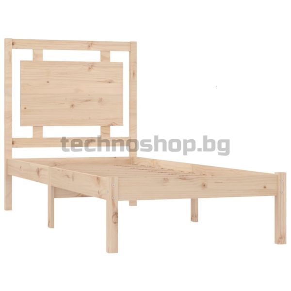 Рамка за легло, дърво масив, 100x200 см
