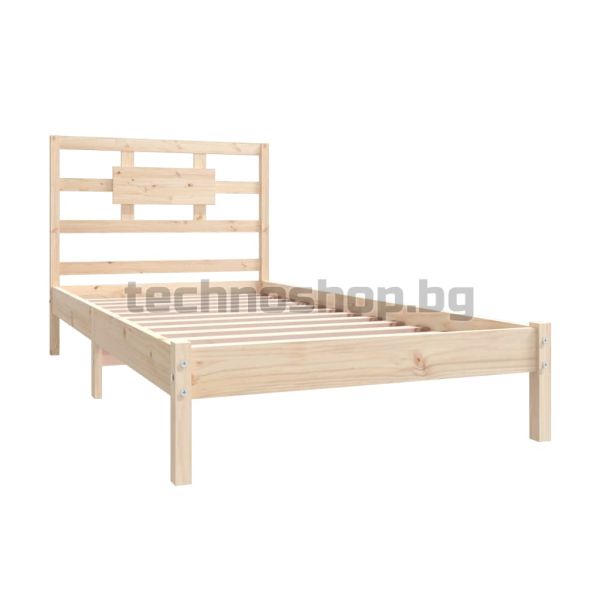 Рамка за легло, дърво масив, 90х200 см