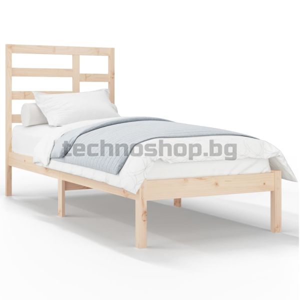 Рамка за легло, дърво масив, 100x200 см