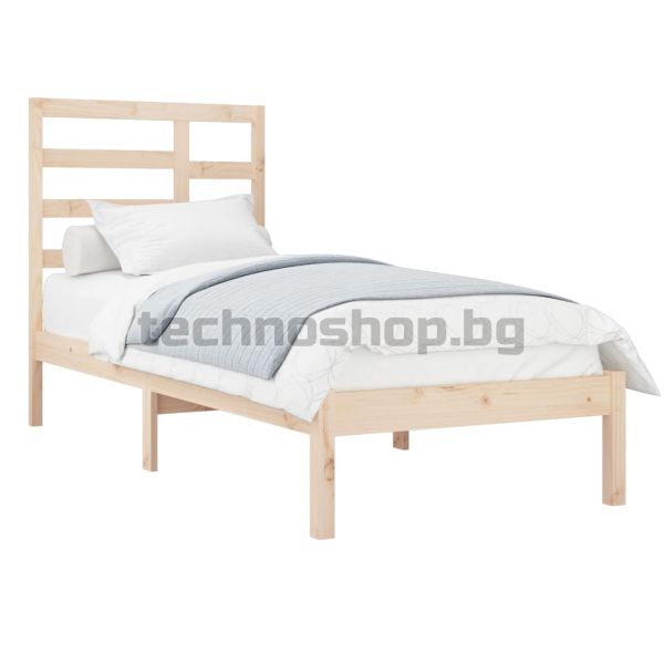 Рамка за легло, дърво масив, 100x200 см