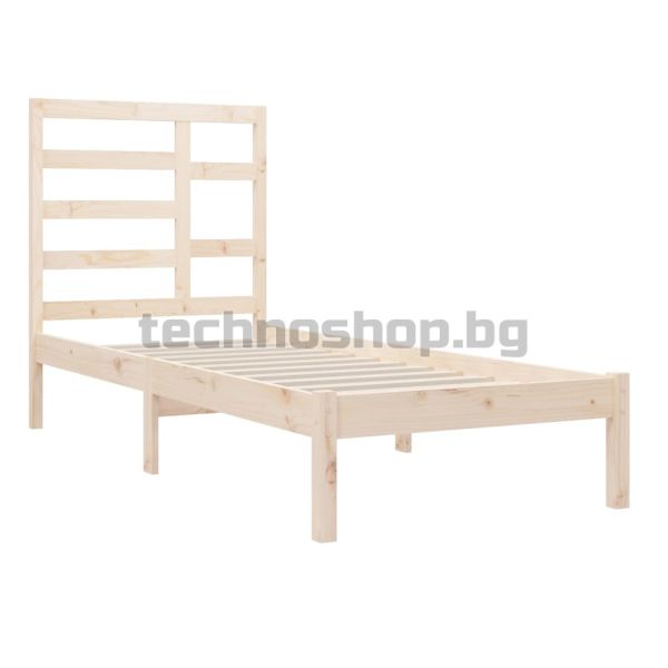 Рамка за легло, дърво масив, 100x200 см