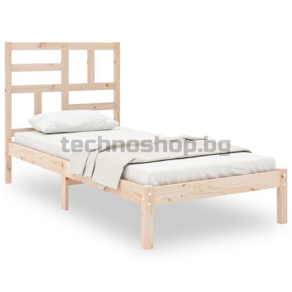 Рамка за легло, дърво масив, 100x200 см