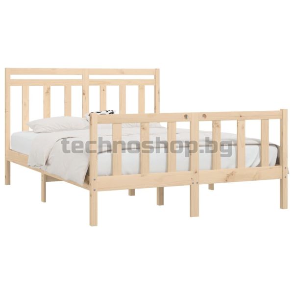 Рамка за легло, бор масив, 160х200 см