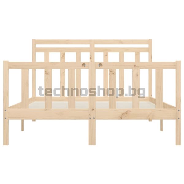 Рамка за легло, бор масив, 160х200 см