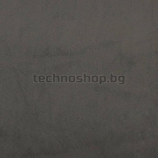 Трапезни столове, 2 бр, тъмносиви, кадифе