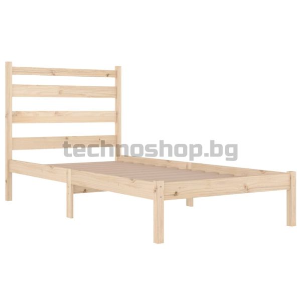 Рамка за легло, бор масив, 90х200 см