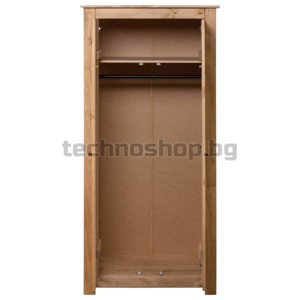 Гардероб, 80x50x171,5 см, бор масив, стил Панама