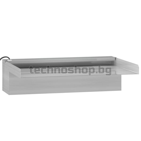 Преливник за водопад с RGB LED, неръждаема стомана, 30 см