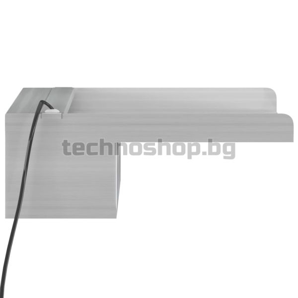 Преливник за водопад с RGB LED, неръждаема стомана, 30 см
