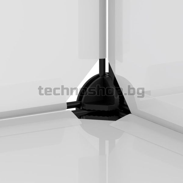 Етажерка за обувки, прозрачна, 44x32x174 см, PP