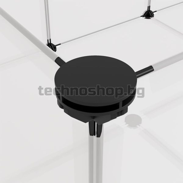 Клетка за малки животни прозрачна 144x74x46,5 см PP и стомана