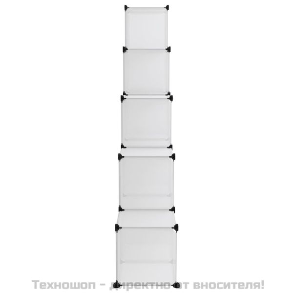 Органайзер с кубични отделения, 15 куба, прозрачен, PP