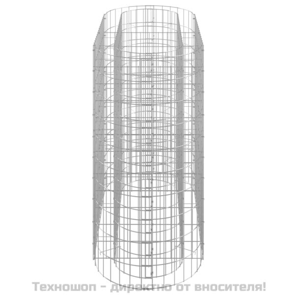 Габион повдигната леха, поцинковано желязо, 120x50x100 cм