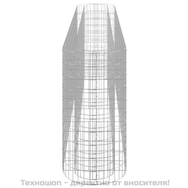 Габион повдигната леха, поцинковано желязо, 330x50x100 cм