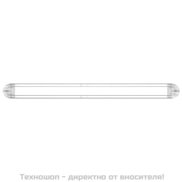 Габион повдигната леха, поцинковано желязо, 610x50x100 cм