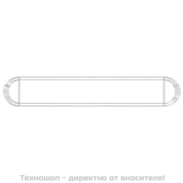 Габион повдигната леха, поцинковано желязо, 600x100x50 cм