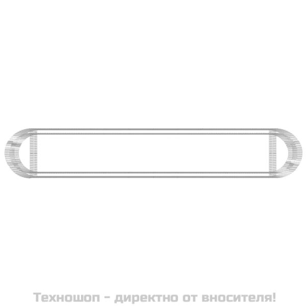 Габион повдигната леха, поцинковано желязо, 600x100x100 cм