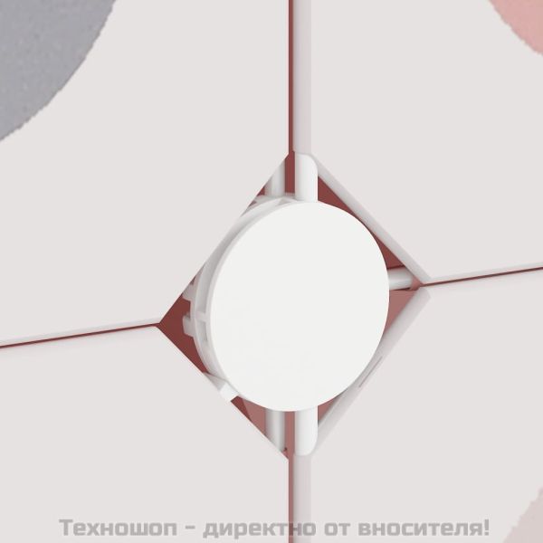 Детски кубичен шкаф за съхранение с 6 куба, розов, PP