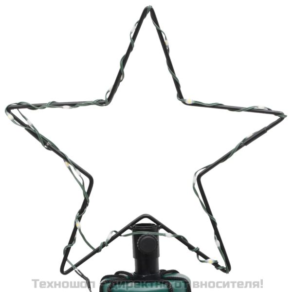 Конусовидна коледна елха, многоцветна, 108 LED, 70x180 см