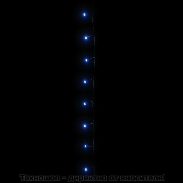 LED стринг с 300 LED синьо 30 м PVC