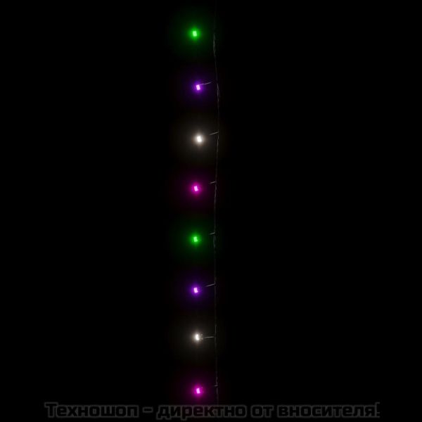 LED стринг с 400 LED пастелен многоцветен 40 м PVC