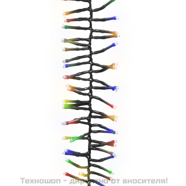 LED клъстърен стринг с 1000 LED многоцветен 11 м PVC